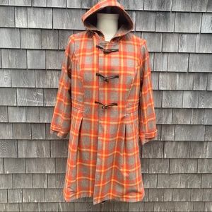 Cute plaid ModCloth NWT coat 1X fully lined retro